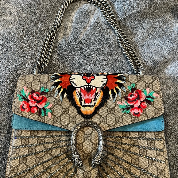 Gucci Handbags - GUCCI Dionysus Angry Cat